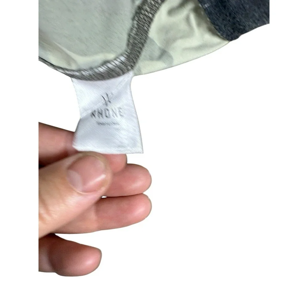 Rhone Athletic Shorts Mens Small Gray‎ Camo Elastic Waist Performance 7in Inseam